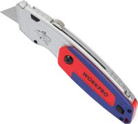 Складной нож с 2 лезвиями WORKPRO WP213016