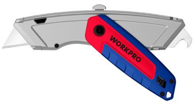 Складной нож с 2 лезвиями WORKPRO WP213016 ― WORKPRO
