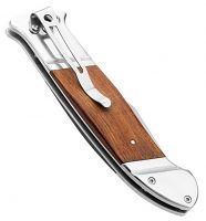 Нож складной WORKPRO с деревянной рукояткой WP381001