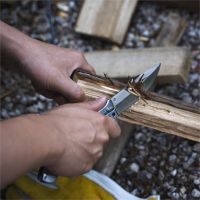 Нож складной WORKPRO с деревянной рукояткой WP381001
