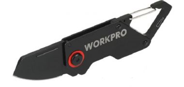 Нож складной с карабином WORKPRO WP381009 ― WORKPRO